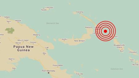 पपुवा न्युगिनिमा शक्तिशाली ७.९ म्याग्निच्युटकाे भूकम्प, सुनामीकाे खतरा