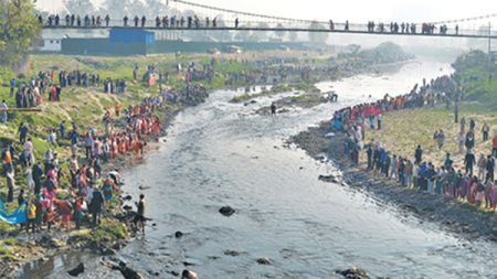 उपत्यकाका नदीबाट सोह्र मेट्रिक टन फोहर निकालियो