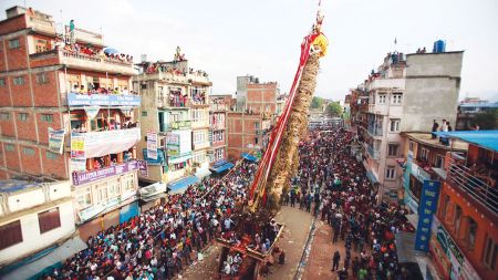 रातो मत्स्येन्द्रनाथलाई आज(बिहीबार) रथारोहण गराइँदै