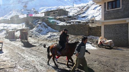 मुक्तिनाथमा प्रख्यात बन्दै घोडचढी