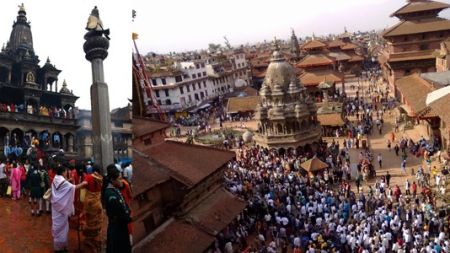 कृष्ण मन्दिरमा भक्तजनकोे भीड