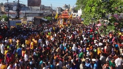 डुबानका कारण विराटनगरको ऐतिहासिक रथयात्रा प्रभावित, राष्ट्रपति पनि नजाने भइन्