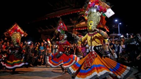 भक्तपुरमा इन्द्रजात्रा शुरु