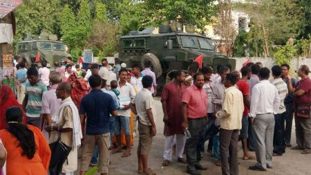 भोटिङ भइरहेको बेला रौतहटमा हवाइ फायर