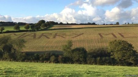 खेतमा जोतेर विवाहका लागि प्रस्ताव !