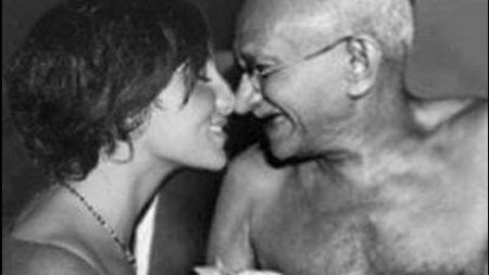 आफ्नै बहिनीसँग नांगै सुत्थे महात्मा गान्धी