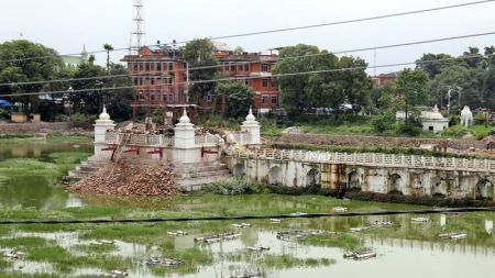 रानीपोखरी पुनर्निर्माणमा यस्ताे हुदैँछ कमिसनको चलखेल