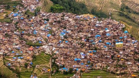 भारत सरकारले भूकम्पपीडितका लागि ५० हजार घर बनाइदिने