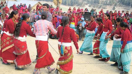 छाउगाेठमुक्त भएपछि गाउँमा खुुसियाली