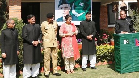 पाकिस्तानी राजदूतावासले मनायो 'पाकिस्तान डे'