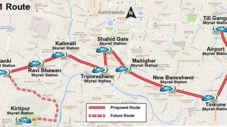 दुई वर्षपछि काठमाडाैंमा मोनोरेलमा सरर…