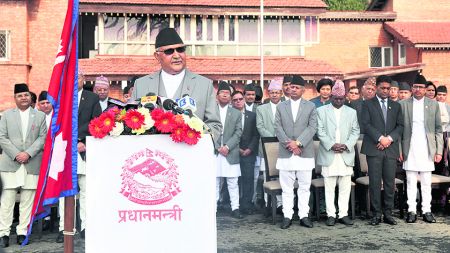 प्रधानमन्त्रीको सम्बोधन मन्त्रीबाट बहिष्कार !