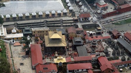 आकाशबाट पशुपतिनाथ मन्दिर नियाल्दा