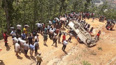 धादिङको गल्छीमा जीप दुर्घटना, मृत्यु हुनेको संख्या ५ पुग्यो