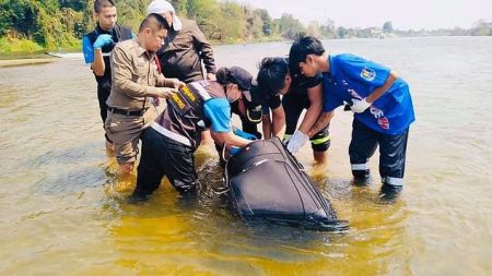 चिनियाँ दम्पतिलाई जिउँदै सुटकेसमा राखेर नदीमा फालियो