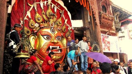 क्षमापूजा गरी इन्द्रजात्रा मनाइँदै, रथयात्रा स्थगित