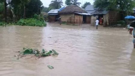 उदयपुरका ५ सय घर डुबानमाः बाढीले बगाउँदा एकको मृत्यु