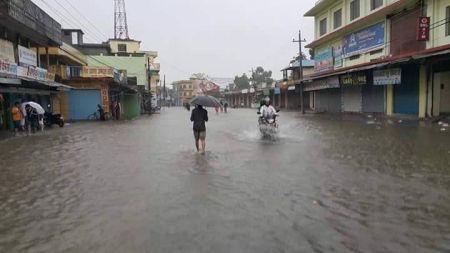 प्रदेशको राजधानी धनगढी जलमग्न