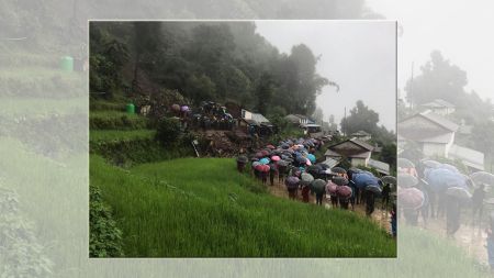 पर्वतमा पहिरोः १० जनाको मृत्यु, १ वृद्धा वेपत्ता