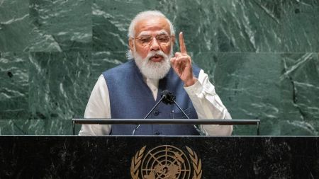 राष्ट्रसंघमा मोदीले भने - विविधताका लागि प्रजातन्त्र, खोपका लागि लडाइँ, जब भारतको प्रगति हुन्छ, तब विश्वको विकास हुन्छ