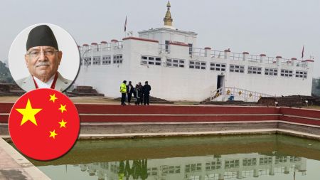 मायाँदेवी मन्दिरमा वुद्धको अपमान, चीनको दादागिरीमा प्रधानमन्त्रीको प्रोत्साहन